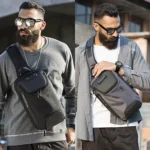 BANGE Men Security USB Chest Bag Portable Outdoor Shoulder Bag - Image 13