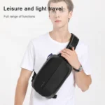 BANGE Men Fashion Men Chest Bag Outdoor Leisure Messenger Bag Waterproof Shoulder Bag - Image 13