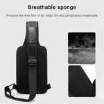 BANGE Men Fashion Men Chest Bag Outdoor Leisure Messenger Bag Waterproof Shoulder Bag - Image 8