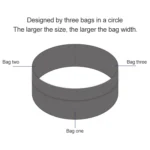 Personal Large-capacity Stretch Tablet Pockets Travel Anti-theft Bag Phone Bag,Size: M - Image 3