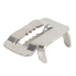 100 PCS 15.88mm 304 Stainless Steel Tie Lock Type Cable Wrapped Bundle Buckle - Image 4