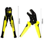 0.25-6.0mm Multi-function Wire Stripper + Carbon Steel Crimping Pliers + Storage Bag Tools Set - Image 4