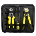 0.25-6.0mm Multi-function Wire Stripper + Carbon Steel Crimping Pliers + Storage Bag Tools Set - Image 7