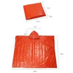 AOTU AT9052 Outdoor Camping Long First Aid Raincoat - Image 3