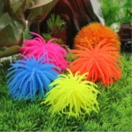Aquarium Articles Decoration TPR Simulation Sea Urchin Ball Coral, Size: M, Diameter: 10cm - Image 3