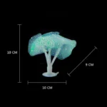 Aquarium Articles Decoration Silicone Simulation Fluorescent Sucker Jellyfish, Size: 10*10*9cm - Image 2