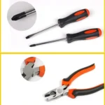 9 in 1 Tool Set General Household Hand Tool Kit with Toolbox Storage Case - Image 4