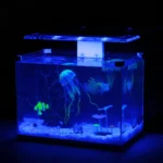 Aquarium Articles Decoration Silicone Simulation Fluorescent Sucker Jellyfish, Size: 8*20cm - Image 9
