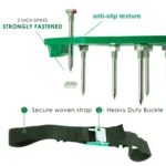 Garden Lawn Garden Tools Grass Ripper Spiked Shoes with 6 Metal Buckles - Image 7