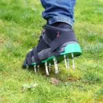 Garden Lawn Garden Tools Grass Ripper Spiked Shoes with 8 Metal Buckles - Image 7