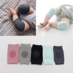 One Pair Anti-slip Children Baby Crawling Walking Knee Guard Elbow Guard Protecting Pads - Image 8
