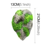 Aquarium Decoration Floating Pumice Suspended Stone Artificial Fish Tank Acuarios Moss Flying Rock Aquatic Ornament Landscape, Large Size: 13.0 x 21.0cm - Image 3