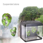 Aquarium Decoration Floating Pumice Suspended Stone Artificial Fish Tank Acuarios Moss Flying Rock Aquatic Ornament Landscape, Large Size: 13.0 x 21.0cm - Image 4