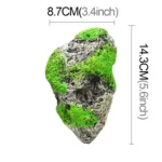 Aquarium Decoration Floating Pumice Suspended Stone Artificial Fish Tank Acuarios Moss Flying Rock Aquatic Ornament Landscape, Middle Size: 8.7 x 14.3cm - Image 3
