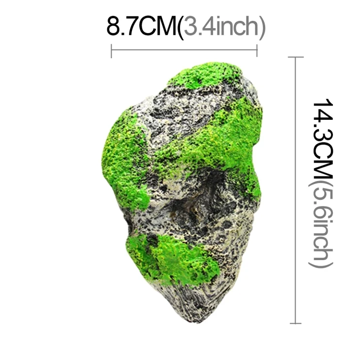 OG5648_2.webp Aquarium Decoration Floating Pumice Suspended Stone Artificial Fish Tank Acuarios Moss Flying Rock Aquatic Ornament Landscape, Middle Size: 8.7 x 14.3cm - Image 3