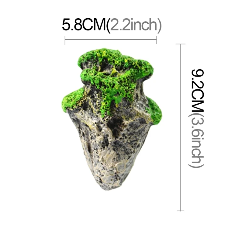 OG5649_2.webp Aquarium Decoration Floating Pumice Suspended Stone Artificial Fish Tank Acuarios Moss Flying Rock Aquatic Ornament Landscape, Small Size: 5.8 x 9.2cm - Image 3