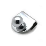 Zinc Alloy Bright Open Hole Free Glass Cabinet Door Handle, Size: L - Image 2