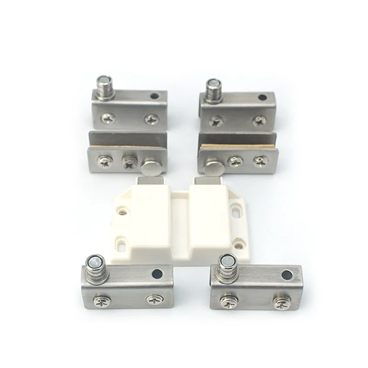 OG5662_1.webp Glass Clip Double Door Touching Exhibition Cabinet Hinge - Image 2