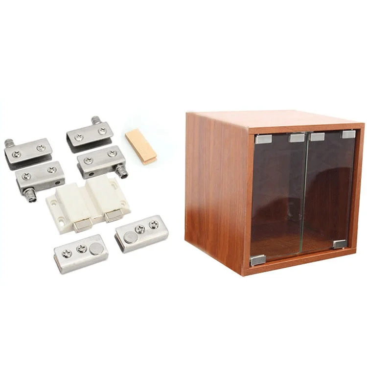 OG5662_4.webp Glass Clip Double Door Touching Exhibition Cabinet Hinge - Image 5