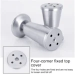 Stainless Steel Thickened Adjustable Foot Cup Type Cupboard Foot, 100mm - Image 4