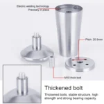 Stainless Steel Thickened Adjustable Foot Cup Type Cupboard Foot, 150mm - Image 5