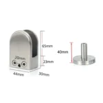 201 Stainless Steel Glass Fish Mouth Support Rod Fixing Clip with 14x40mm Rod, Specification: XL - Image 3