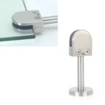 304 Stainless Steel Glass Fish Mouth Support Rod Fixing Clip with 14x60mm Rod, Specification: L