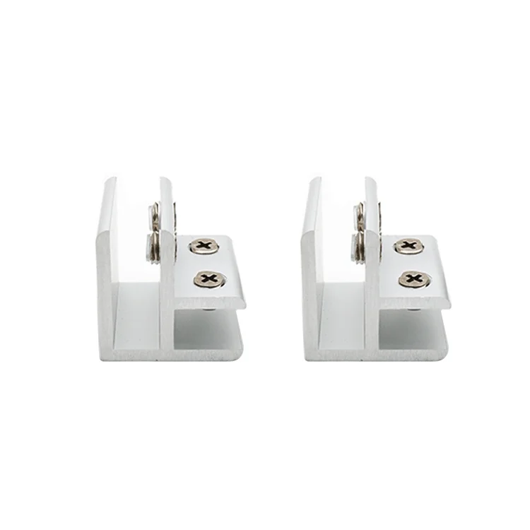 OG6008_1.webp Aluminum Alloy Glass Combination Clamp Cabinet Partition Fixing Clip, 90 degrees Cliped 8-10mm - Image 2
