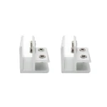 5 PCS Aluminum Alloy Glass Combination Clamp Cabinet Partition Fixing Clip, 90 degrees Cliped 10-12mm - Image 2