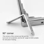 50pcs Stainless Steel 90 Degree Angle Bracket,Corner Brace Joint Bracket Fastener Furniture Cabinet Screens Wall (30mm) - Image 5