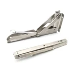 20 inch K Type Wall-mounted Foldable Stainless Steel Spring Storage Shelf for Dining Table - Image 3