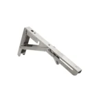 2 PCS 10 inch Billy Wall-mounted Foldable Stainless Steel Spring Storage Shelf for Dining Table - Image 2