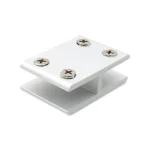 Aluminum Alloy Glass Combination Clamp Cabinet Partition Fixing Clip, 180 degrees Cliped 8-10mm - Image 2