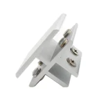 Aluminum Alloy Glass Combination Clamp Cabinet Partition Fixing Clip, T-type Cliped 8-10mm - Image 2