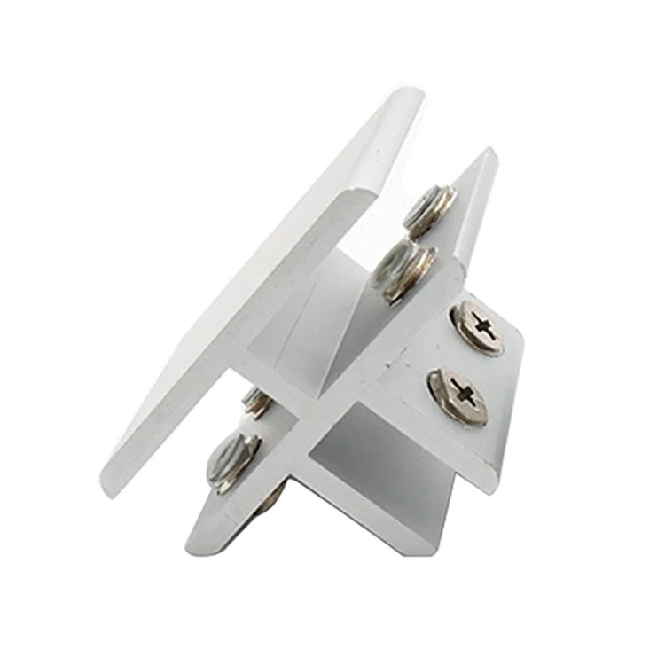 OG6123_1.webp Aluminum Alloy Glass Combination Clamp Cabinet Partition Fixing Clip, T-type Cliped 10-12mm - Image 2