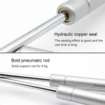 Iron Head Cabinet Gas Holder Hydraulic Rod Buffer Telescopic Strut, 10 inch 80N (8kg) - Image 6