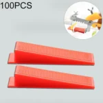 100 PCS Tile Floor Locator Insert Tile Leveler Wedge Leveling Machine for Plate Flattening System Aid Tool OG6480