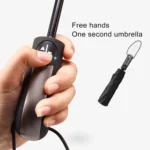 Automatic Lightweight Portable Three Folding Waterproof Anti-UV Umbrella - Image 5