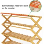 4-Layer Balcony Living Room Collapsible Solid Wood Flower Stand Potted Planting Shelves, Length: 50cm - Image 8
