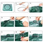 72 Gallons 272L PP Garden Fallen Leaves Bags Green Waste Bags, Size: 67cm x 76cm - Image 10