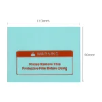 5 PCS Solar Automatic Dimming Welding Helmet Mask Cover PC Protector, Size : 110 x 90mm Right Angle - Image 3