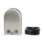 15-20mm Flat Bottom Matte Polished  304 Stainless Steel Fixed Clip Railing Glass Wood Layer Board Clamp Bracket - Image 2