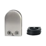 5-8mm Flat Bottom Matte Polished 304 Stainless Steel Fixed Clip Railing Glass Wood Layer Board Clamp Bracket - Image 2