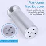 Stainless Steel Wire Drawing Thickened Column Sofa Furniture Cabinet Foot, Height: 60mm - Image 5