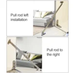 15 PCS Thickened Double Folding Pull Rod Cabinet Door Movable Support Rod - Image 5