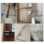 10 PCS Single Hole Aluminum Alloy Glass Fixing Clip, S, 12mm - Image 5