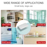 10 PCS Single Hole Aluminum Alloy Glass Fixing Clip, S, 18mm - Image 4