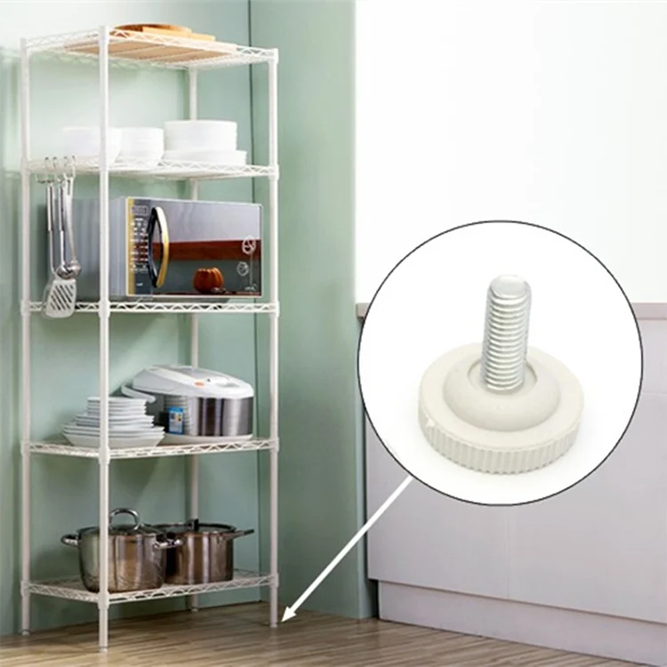 OG7117_4.webp 100 PCS Adjustable Foot Pad Furniture Screw Support Stub, M6x12 - Image 5