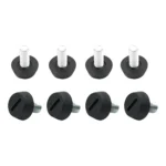 100 PCS Adjustable Foot Pad Furniture Screw Support Stub, M8x15 - Image 2