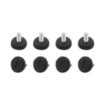 100 PCS Adjustable Foot Pad Furniture Screw Support Stub, M6x14 - Image 2